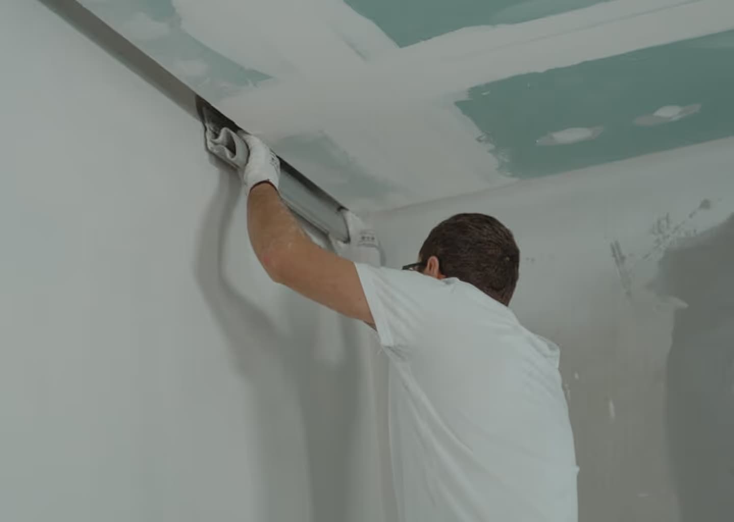 Interior painting and finish work in progress
