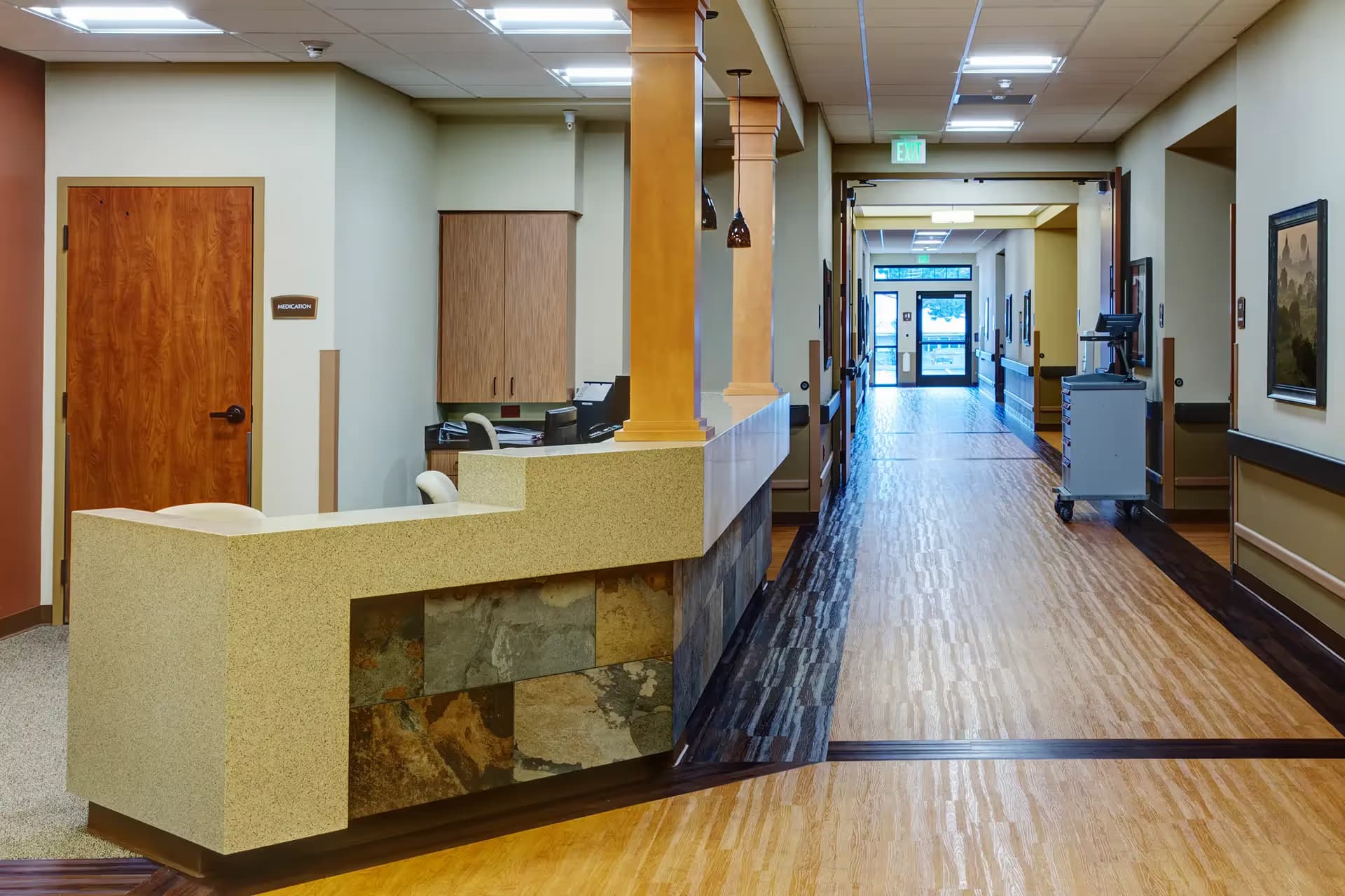 Assisted-living building exterior